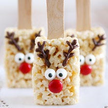 reindeer krispy treats